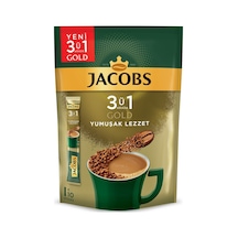 Jacobs Gold 3'ü 1 Arada Yumuşak Lezzet Paket 10 X 18 G - 5 Adet Tarı Çözünebilir