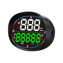 Yaozixa Araç Üstü Görüntü Gösterici Gps+bds: Hız, Zaman, Yön, Kilometre, Alarm Ve Yorgunluk Uyarısı Fonksiyonlarıyla Evrensel Sürücü Asistanı