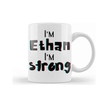 Ethan Name Personalized Custom Vintage Retro Rainbow Design Gift Baby Gift For Him Kupa Bardak Porselen No11559 Karışık