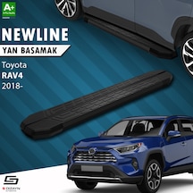 S-dizayn Toyota Rav 4 5 Newline Siyah Yan Basamak 173 Cm 2018 Üze