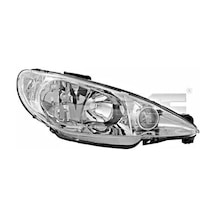 Far Sol 5 Kapı Seffaf Psa 206 Bm 03- Oem No: 6204s9