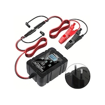 Motion003 Foxstar 6v 12v 1.5a Lityum Demir Prensil Şarj Cihazı Siyah Motosiklet Damlama Şarj