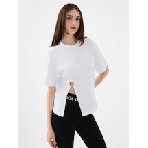 LOFT Regular Fit Kadın Tshirt K.kol Lf2040223 Q1.v1 Beyaz