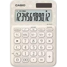 Casio Ms-20uc-jwe 12 Hane Beyaz Desenli Masa Üstü Hesap Makinesi Diğer