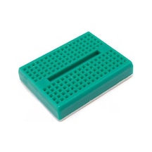 Koodmax - 5 Adet - Mini Yapışkanlı Breadboard - 170 Pin - 4.5 3.5cm Yeşil