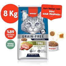 Wanpy Tahılsız Ton Balıklı Yetişkin Kedi Maması 8 Kg