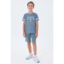 U.s. Polo Assn. Erkek Çocuk Gri Bermuda Takım Us2409-c-v1 Gri