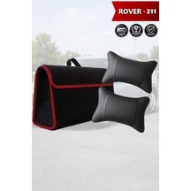 Rover 211 Uyumlu Koltuk Yastığı Siyah Renk Bagaj Çantası Lüks Model
