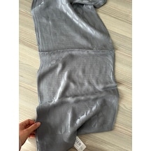 Noura Scarf Miora Şal Koyu Gri Çok Renkli