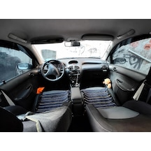 Peugeot 206 Kol Dayama Kolçak Sürgülü Model Ayarlı Siyah