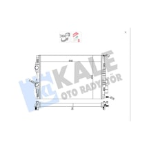 Su Radyatoru Renault Megan Iı 2.0 Dcı 03- 8200325007 Kale 355830