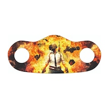 Accu-Chek Pubg Desenli Yıkanabilir Maske 5 Adet Sarı - Siyah