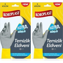 Koroplast Ekstra Güçlü Bulaşık Eldiveni Gri S 2 Adet
