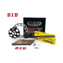 Zincir Dişli Seti Ducatı Multıstrada S 1260 Cc 2018-2021 / Ducatı / Multıstrada S / 1260cc / Zincir: Dıd-530vx3 Gold -114 / Ön Dişli: Jt 15t / Arka Dişli: Sunstar 40t / 2018-2019-2020-2021