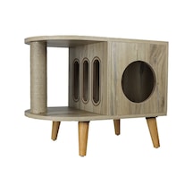 Lotus Furniture Pet Series San Francisco Tırmalamalı Kedi Evi