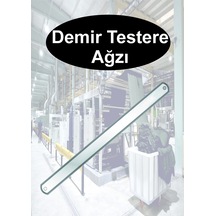 Standart Demir Testere Ağzı