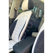Vk Auto Volkswagen Tiguan Araca Özel Koltuk Kılıfı Beyaz-taytüyü