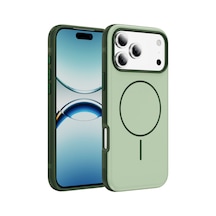 Joko Apple Uyumlu iPhone 17 Pro Max Neksa Magsafe Kapak- Yeşil