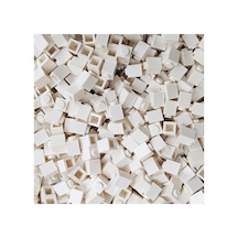 50 Adet 1x1 Beyaz Tuğla Duvar Parçası - 50 Piece 1x1 White Brick Parts