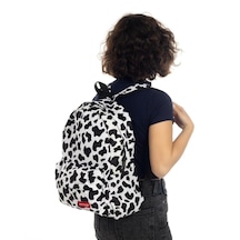 İnek Desenli Okul Çantası