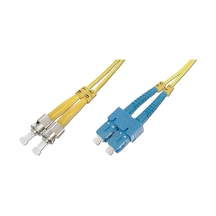 Beek St-sc Fiber Optik Patch Kablo, 9/125 Μ, Singlemode, 3.0mm, Duplex, Os2, Lszh, 10 Metre-35406
