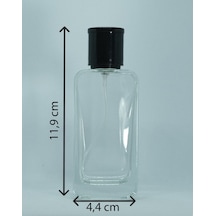 Parfüm Ve Kolonya Şişesi 50 Ml 2 Adet Iphone Siyah Kapak Cam Şişe