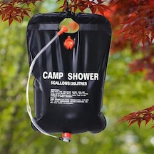 20l Katlanabilir Güneş Duş Çantası Açık Banyo Su Torbası Kamp
