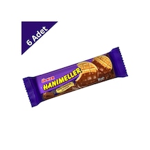 Ülker Hanımeller Sütlü Çikolatalı Kurabiye 89 Gr X 6 Adet
