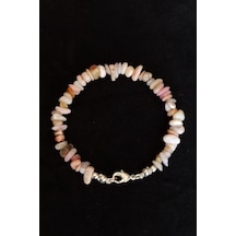 Pembe Opal Bileklik Kırıktaş 638-3 Çok Renkli