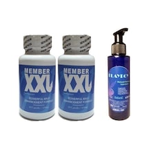 Playboy Hintohu Member Xxl Erkeklere Özel 60lı 2 Adet + Playboy Natural Personal Lubricant 125 Ml Lubricant Gel Jel
