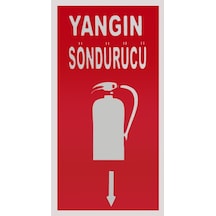 Yangın Söndürme Tüpü Yer Levhası Yangın Söndürücü Levha N11.50