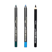 Make Up 3'lü Ultra Waterproof Eyeliner Göz Kalemi Seti Genel