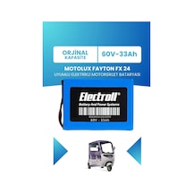 Motolux Fayton Fx 24 Uyumlu Batarya Lifepo4 60v 33ah Elektrikli Motorsiklet Bataryası