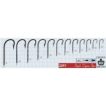 Crown 2297 Siyah Çapraz Olta Iğnesi