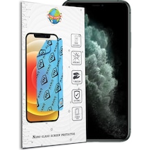 Apple Uyumlu   iPhone 11 Pro Max Nano Ekran Koruyucu Kırılmaz Esnek Cam