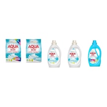Aquabor Doğal Mineralli 4 Kg Renkliler + 4 Kg Beyaz + Sıvı Beyaz + Sıvı Beyaz + Sıvı Renkliler 5 Li Set