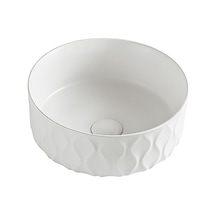 Ey-4750mb Mat Beyaz Tezgah Üstü Lavabo