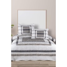 Aria Baskılı Kapitoneli Çift Kişilik Yatak Örtüsü Çok Renkli