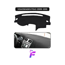 Volkswagen Polo 2009-2019 Araca Özel Torpido Örtüsü Ön Göğüs Kılıfı Tam Koruma Tam Uyum C48