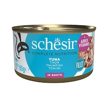 Schesir Ton Balıklı Pişirme Suyunda Yetişkin Kedi Konservesi 85g