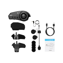 Işıklı 800ma Akülü Motosiklet Kulaklığı, Bluetooth 5.0 Çözümü