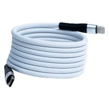 Ks-cc01 Beyaz Manyetik Usb-c-c Kablo 1 M, Süper Hızlı