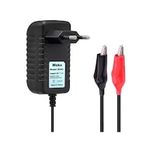 Hubrendy Sh Weko 7.8 Volt - 1 Amper Krokodil Uçlu Priz Tip Yerli Üretim Akü Şarj Adaptörü