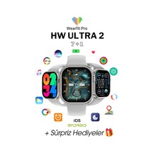 Wearfitpro Wearfit Hw Ultra 2 7 Kordonlu Akıllı Kol Saati Model:inç 49mm Amoled Ekran Gri
