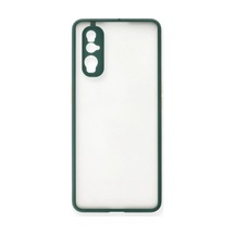 Oppo Find X2 Kılıf Montreal Silikon Kapak - Yeşil 0.2M-Çok Renkli