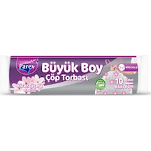 Kokulu Büzgülü Büyük Boy Çöp Poşeti 10lu