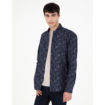 Pierre Cardin Erkek Lacivert Gömlek Desenli 50292130-vr033 Lacivert Pierre Cardin Erkek Lacivert Gömlek Desenli 50292130-vr033 Lacivert