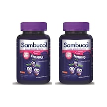 Orzax Plus Kids Yummies 60 Çiğnenebilir Jelibon 2'li Set