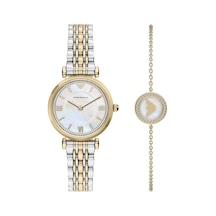 Emporio Armani Ar80086set Kadın Kol Saati Ve Bileklik Seti Altın