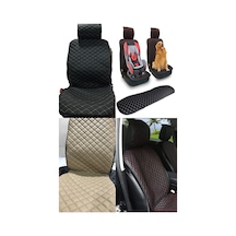 Hyundaı Matrıx Deri Oto Koltuk Minderi Başlıklı 3 Lü